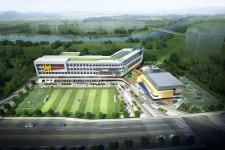 2015 _ 부산 정관4중학교 | ING 건축 | 학교 건물 디자인, 학교 건축, 학교 건물
