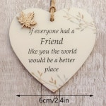 Everyone Had A Friend Like You Friendship Wooden Gift Heart Plaque/sign, Hanging Ornament, Room Decoration | 우정, 장식품, 선물