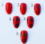 Tartan nail technique(이미지 포함) | 네일아트, 네일아트 강좌, 젤네일아트