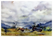 Watercolor on paper | 수채화, 그리기