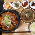 Instagram의 이효정님: “#신도림디큐브현대백화점 #한국집#낙지비빔밥정식#불고기#점심메뉴 완전 맛있어~ 불맛에 양도많고 맛집이네~^^”