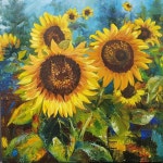 류옥환ᆞ왕초보수채화ᆞ왕초보연필스케치ᆞ on Instagram: “#oilpaintings #꽃그림 #내곡열린문화센터 #유화#해바라기... 