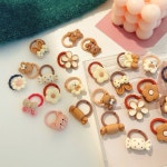 Anneaux De Cheveux De Fleur De Bande De Caoutchouc Dours Mignon Denfants, Beaux Accessoires De Cheveux Pour Des Filles hair에... 