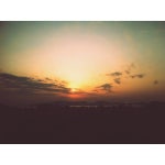 자유공원에서 바라 본 인천 앞 바다 석양. | 석양, 바다