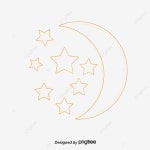 달과 별, 달과 별 클립 아트, 별, 달 PNG, 일러스트 및 벡터 에 대한 무료 다운로드 - Pngtree