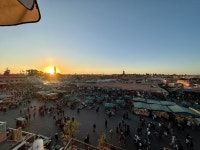 제마알프나 광장 카페 추천 | 제마알프나 광장 일몰 포인트 | cafe de la place | 마라케시 일몰 | 마라케시 야경 | 마라케시 카 제마알프나... 