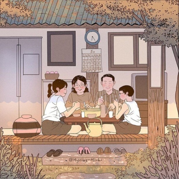 밥상머리반찬 이미지