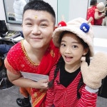 나하은 (Na Haeun)さんはInstagramを利用しています:「해피투게더 늦은시간이였지만 방학이니까..^^ 하늬도같이본방사수!... 