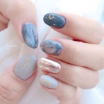 2 条评论 - 다혜킴네일 (@nailist_dahye) 在 Instagram 发布：“마블 말모말모🖤 ⠀ #다혜킴네일_인디마블 65.000원 @blanc8888... 