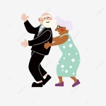 노인 일러스트 흥분 춤 그림, 노인 클립 아트, 댄스, 음악을 듣다 PNG 일러스트 및 PSD 이미지 무료 다운로드 - Pngtree