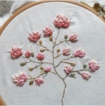 handembroidery #вышивка #자수 #embroiderypattern #craft #diygift #diy #handma… | 자수, 수공예 자수, 꽃 자수