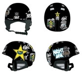 [돌돌디자인] 북극곰 스노우보더 ‘스누크’ 헬멧 튜닝 스티커 스킨 그래피커 - polar bear snowboarder ‘snuk’ snowboard... 