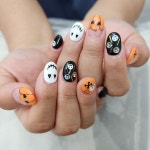할로윈 네일 🎃 | 할로윈 네일, 네일, 할로윈
