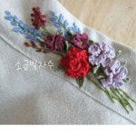 #소금빛자수 #장미자수 #리넨자수실 #자수재료 #손끝에서피는꽃과자수 #입체자수꽃나무열매 #자수레슨 #자수 #입체자수... 
