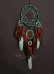 Dream catcher Dreamcatcher American mascots Indian talisman Protective amulet Turquoise color Mint c | 드림캐처