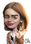 lily collins caricature - Buscar con Google | 캐리커처, 포토샵, 그림