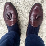703roksac 짐짝 나르다가 구두 기스났음 #alden #aldenshoes #tasselloafer #calfskin #663 #10D 2016/05/26 19:33:41 | Dress shoes... 