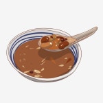 맛있는 일러스트 팥죽 한 그릇은 시판 중입니다 , 숟가락, 콩, 죽 PNG 일러스트 및 PSD 이미지 무료 다운로드 - Pngtree