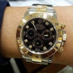 Rolex- Rolex Daytona 116523 ดำเพชร ขางตขอบใน รนลาสด ชร 2014 คะ #rolex #daytona... 