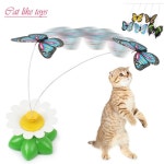 Cat Toys Electric Rotating Colorful Butterfly Funny Pet - TruePetShop | 고양이 장난감, 애완동물, 새끼 고양이