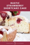 Rustic Strawberry Shortcake Cake in 2020 | Shortcake cake, Strawberry shortcake cake, Strawberry recipes