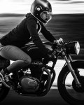 온양오토바이부속KR혼다 | the best bday ever as she speeds away on my ‘77 Honda CJ360t - #croig #caferacersofinstagram #caferacerx… | 오토바이, 자전거