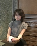 빈티지펌 패닝펌 중단발펌 매트브라운
