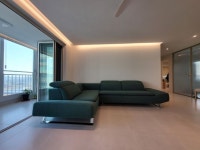 봄소와[ 두빛나래 ] 5인용 아쿠아클린 코너카우치 소파