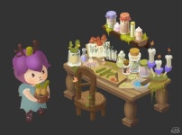 fairy house interior prop, 지우(JIWOO) 