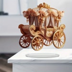 Temu｜1pc 스타일 아크릴 캐리리지 장식, 2D 테이블탑 장식, 방, 창, 침실, 거실, 사무실에 적합 - 이상적인... 