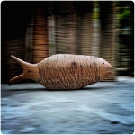 Going against the flow. Mahogany wood, 42 x 14 x 10 cm. Pin on 조각설치입체