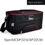 주식회사 티오피트래블 | Top-Quality Large-Capacity PU Waterproof Professional Makeup Organizer Travel Luggage Case 4 Colors 2 Sizes | 메이크업
