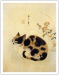 [본문스크랩] 조선 시대 그림 속 고양이 | Korean art, Cat art, Folk art cat