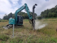 태양광 발전소 설치, 산청 특리에서 로드파크 실시