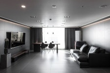 익산 포스코 더샵 40평대 아파트 인테리어 - 전주인테리어... 아파트인테리어,익산더샵,블랙인테리어,무채색인테리어,거실인테리어 | 인테리어... 