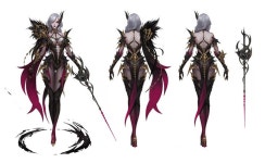 Pin by 정유진 on 원화2 | Female character design, Game character design, Female character concept