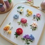 행복자수 happy jasu | 3번째 입체 꽃자수입니다~^-^ #행복자수 #프랑스자수 #happy_jasu #embroiderytutorial | Instagram