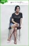 티움미술학원 인체수채화 | 수채화 초상화, 인물화, 그림