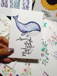 Pin page 캘리그라피에 있는 예랑 이님의 핀 | 수채화 엽서, 서체, 손글씨
