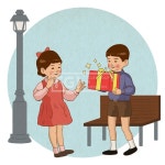유토이미지 | 영희와철수 001