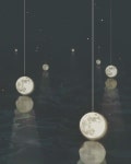 달 #배경화면 #일러스트 #moon #night #조명 #water #공유가능 #공유 #free #illustration #aftereffects” | 배경화면, 배경, 그림... 