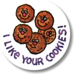 I Like Your Cookies! Chocolate Chip Cookies - 2023 | 빈티지 데코, 빈티지, 스티커