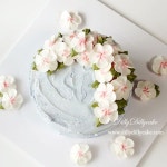 봄바람 휘날리며~~~~♡ - 벚꽃 케이크♡ - #Springcake 플라워케이크by딜리딜리케이크/창원케이크 on Instagram: “봄바람... 