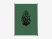 Nature 1:1 Pine Cone, Dark Forest Green - 2021 | 숲, 자연, 포스터 디자인