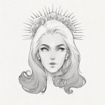 Alex Tang on Instagram: “Private Commission: Rose Divine | | | #warmupsketch #pencildrawings #girlsketch #procreate... 