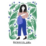 봄마실 갈 때가 다가온닷! 젤 좋아하는 컬러조합 ❤️ - #Botanical #girl #illustrator #hyunjoo #spring #봄 | 그림