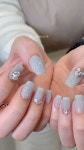 목동네일 오목교네일 양천구네일 아트전문 | 네일쥬앙🎀 (@nail_juin) posted on Instagram: “_ 예쁜 글리터... 