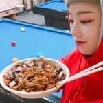 당구칠땐...😏 #당구 #짜장면
