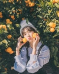 SEONG MI on Instagram: “🍊😙🍊 너무 예쁜 감따남 감귤농장~!”