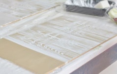 Wood graining painting 우드 그레이닝 페인팅, 나무결 페인팅